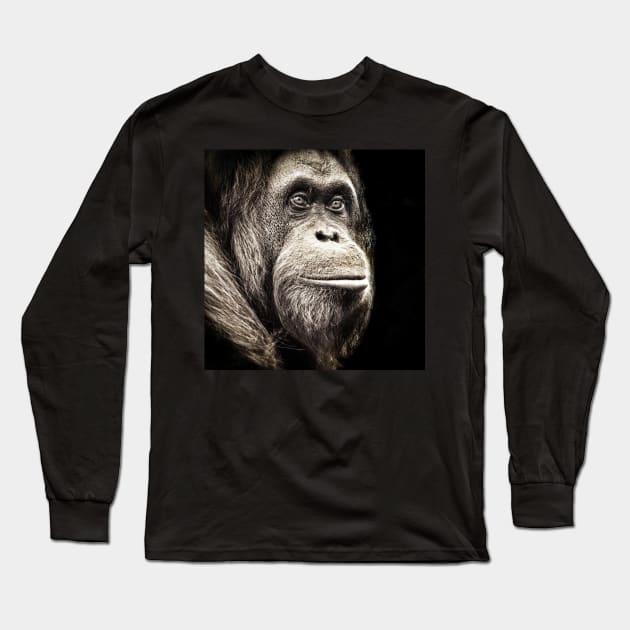 Orangutan Me? Long Sleeve T-Shirt by sanityfound